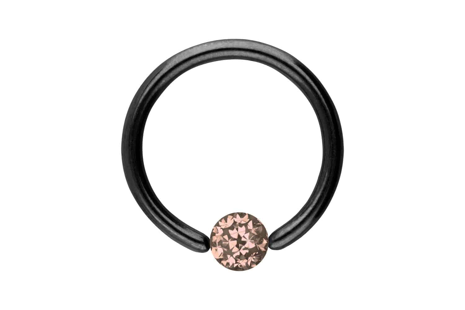 Chirurgenstahl Klemmkugelring Piercing EPOXY-KUGEL